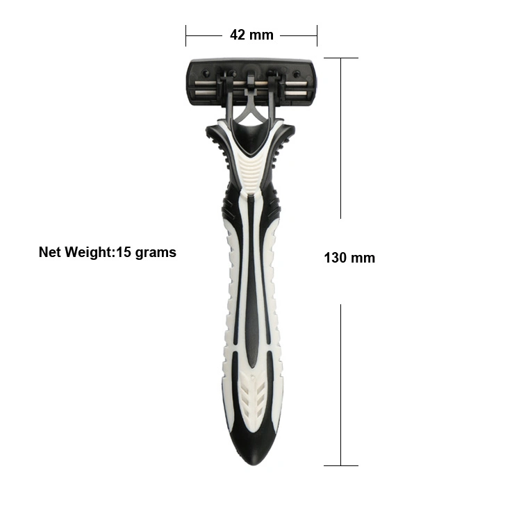 D623L Factory Direct Price 6 Blades Disposable Razor Shaving Men Razor with Six Blades