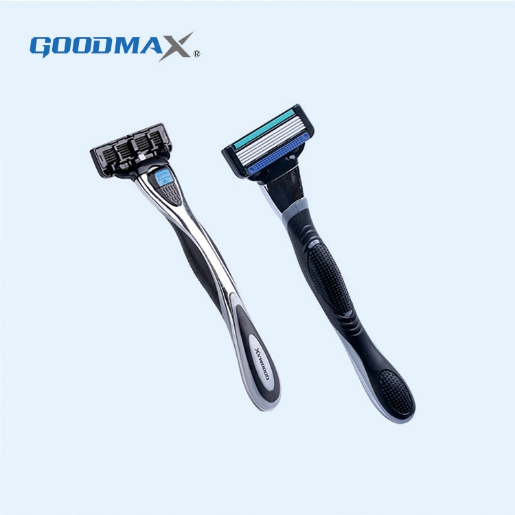 Six Open Back Blade Blade Men&prime; S System Razor Shaving 8105